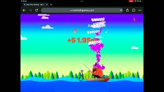 Tiny Fishing ( purple seahorse )