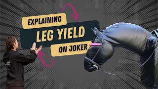 Explaining Leg Yields On Joker The Horse Simulator