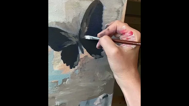 Painting beautiful butterflies Artist Deann Hebert