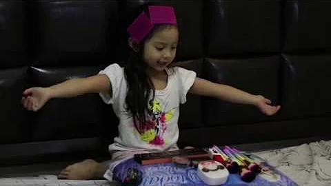 CUTEST KIDS MAKE UP TUTORIAL | AUDREY FRANCES