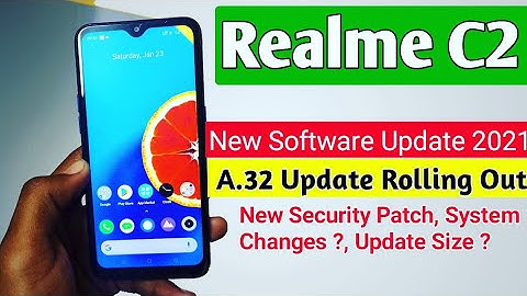 Realme C2 New Software Update January 2021 | Realme C2  A.32 Update Features | Realme C2 Update |