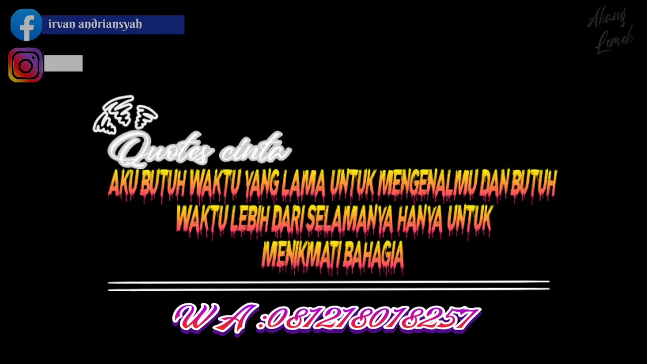 Quotes cinta - YouTube