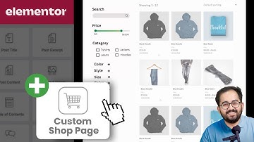 Elementor - Aangepaste WooCommerce "Winkelpagina"