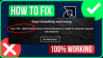 AMD ERROR 195 [FIXED] | Fix Error 195 Amd Installer Cannot Continue