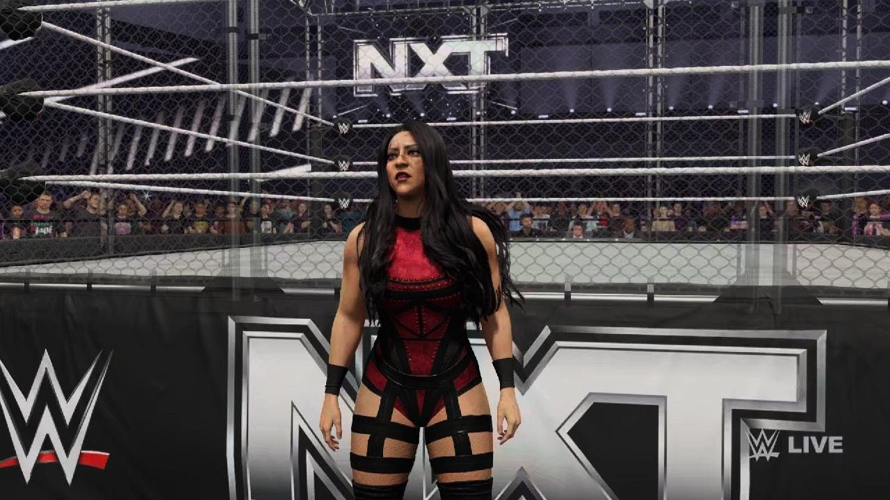 WWE 2K25 - Stephanie Vaquer in a fierry Cage Match! 🔥