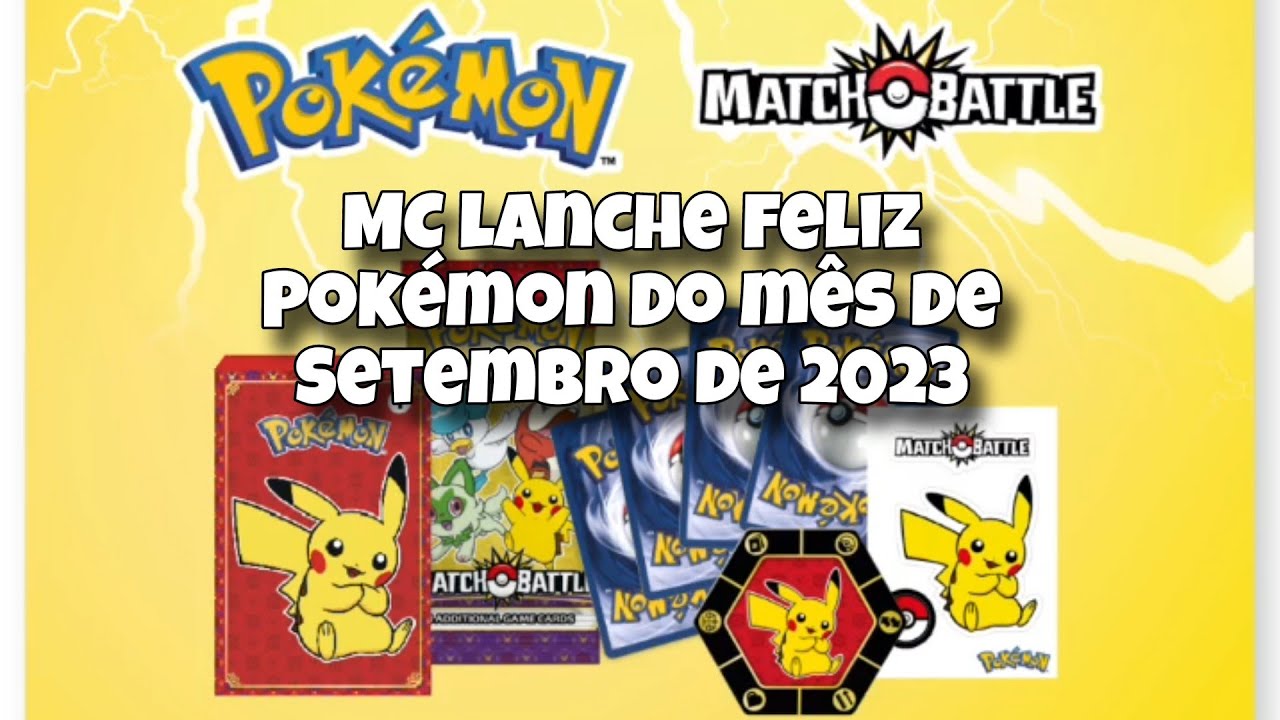 Finalmente a PROMO do McDonald's com Pokémon! + Spoilers