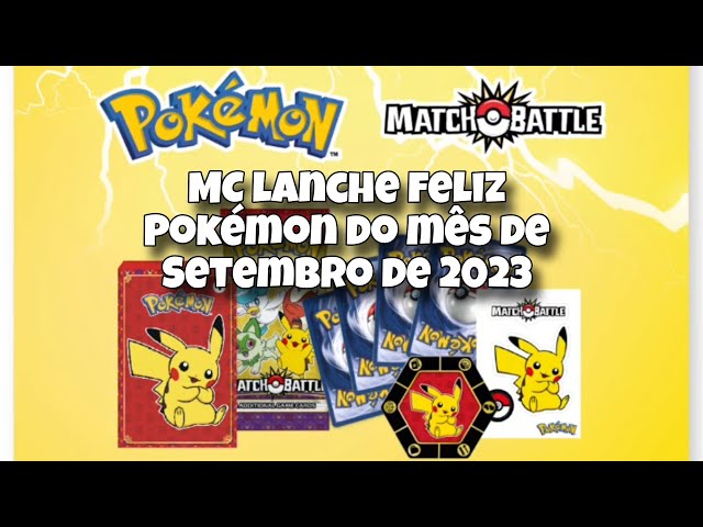 Pokémon retorna ao McLanche Feliz em primeira campanha de 2023