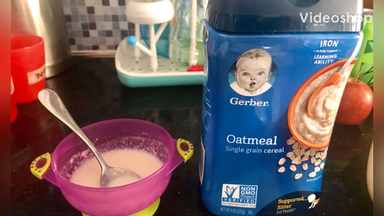 How To Mix Gerber Oatmeal Cereal With Formula