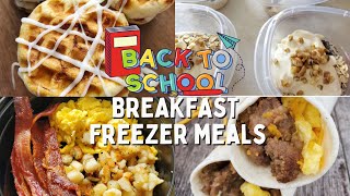 4 Make Ahead Breakfast Freezer Meals Back to School