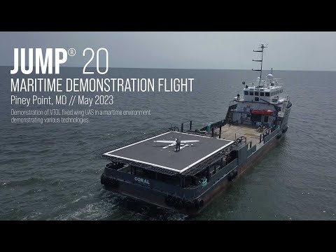 No Runway Required | JUMP 20 VTOL Maritime Demonstration Flight