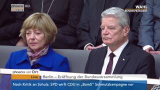 Wahl des 12. Bundespräsidenten: Eröffnungsrede von Norbert Lammert am 12.02.2017
