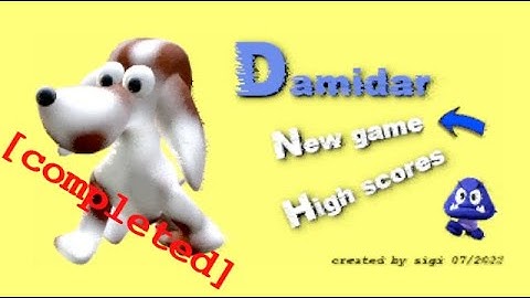 Damidar completed - game created in FUZE 4 for Nintendo Switch with imported PC resources