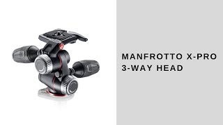 Manfrotto MHXPRO3W 3Way Photo Tripod Head with Retractable Levers