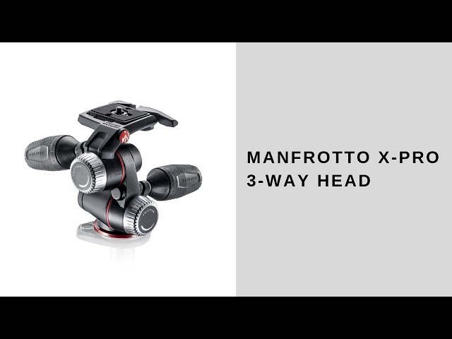 Manfrotto XPRO 3-Way, Pan-and-Tilt Head with 200PL-14 Quick Release Plate