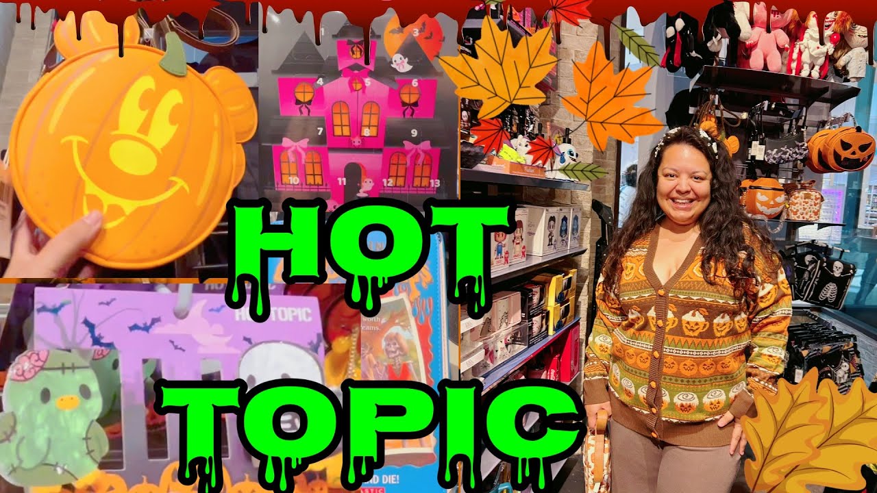 SPOOKY HALLOWEEN 👻 & FALL FINDS @ HOT TOPIC! Amazing DISNEY MERCH + MORE!🎃