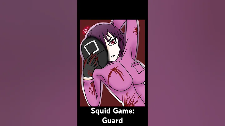 Lady Guard from Squid Game #art #drawing #oc #digitalart #artist #anime #squidgame #fyp #viralvideo