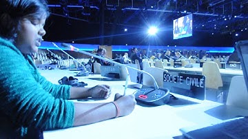 Yugratna Srivastava at COP21 Paris