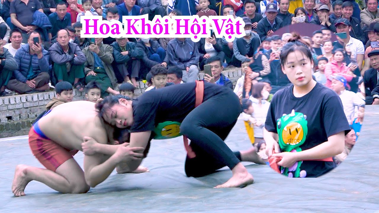 Hoa Khôi Tuyển Vật Gặp Trai Làng Bụng Phệ, Trận Đấu Hay, Nghẹt Thở - Hội Vật Làng San,