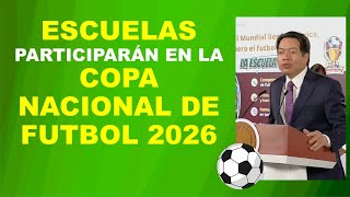 Escuelas participarán en la Copa Nacional de Futbol 2026 Mario Delgado Carrillo SEP