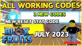 NEW CODE✓NEW RESET STAT CODE INCLUDING✓ALL WORKING CODES for 🔥BLOX FRUITS🔥  Roblox October 2023 🔥 