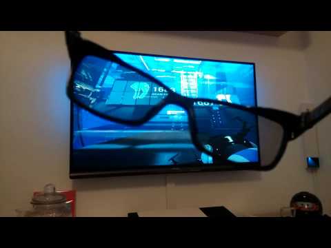 Portal 2, single screen 'split screen' ps3 3d tv