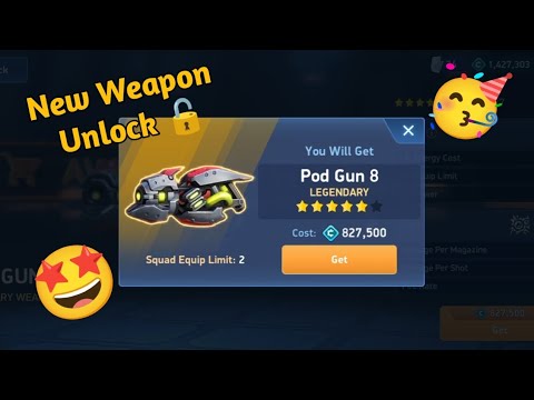 Pod Gun 8 Unlock 🔓 ||Pod Gun 8 Gameplay || Mech Arena 🤩 - YouTube