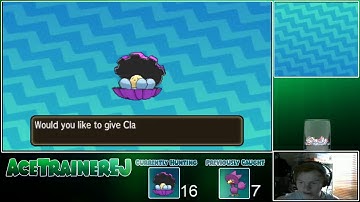 Shiny Clamperl after 16 encounters!!S.O.S method - Pokemon Ultra sun & moon