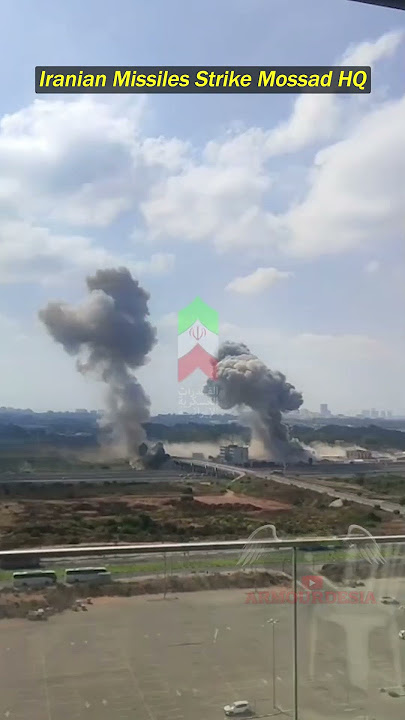 Iranian Ballistic Missiles Hit Mossad HQ Near Tel Aviv!