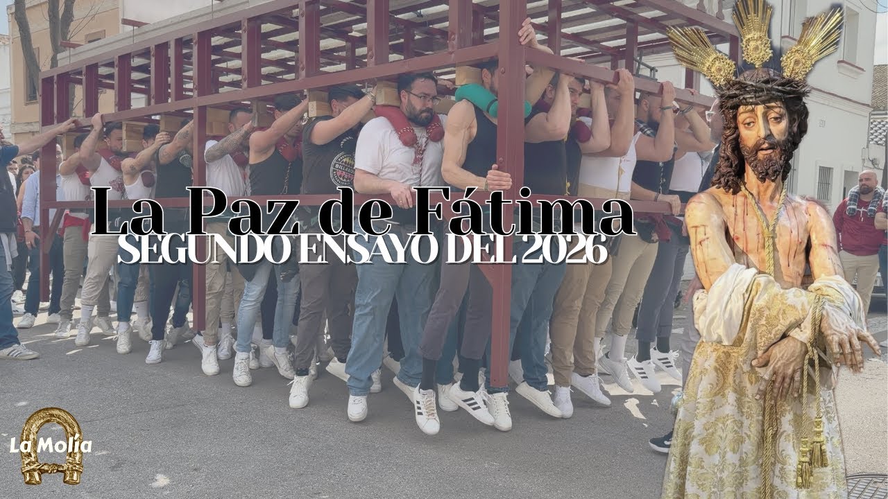 [4K] Segundo Ensayo de costaleros de la Paz de Fátima | Jerez de la Frontera 2026