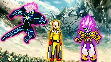 Accurate Saitama VS Boros V1 & Boros V2 in Jump Force Mugen