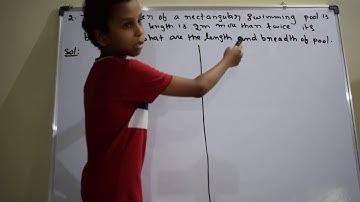 The perimeter of a rectangular swimming pool is 154 m | CBSE | Class 8 | Mathematics