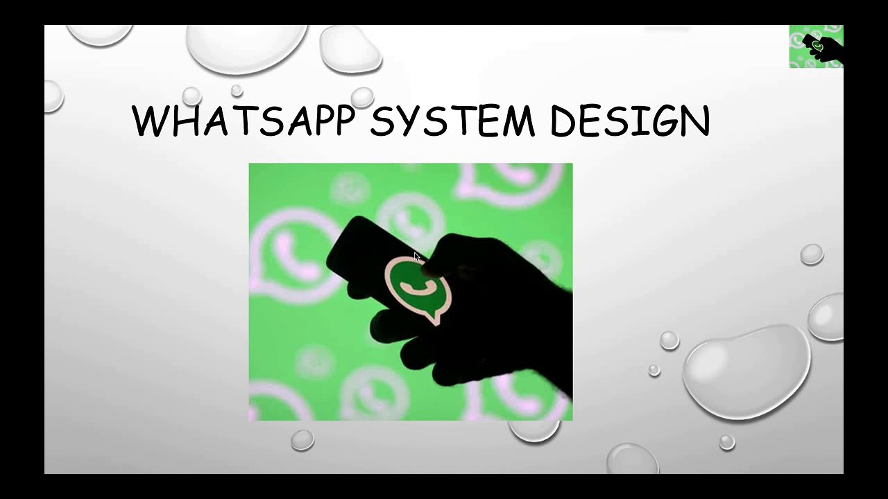 System Design | Whatsapp System Architecture | Part 1: Common
