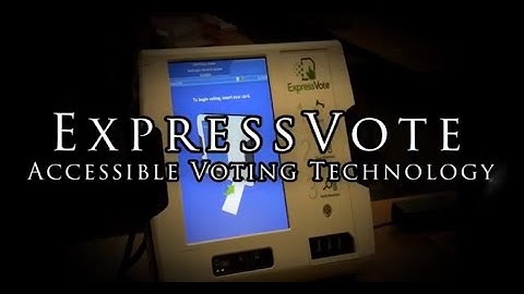 ExpressVote Accessible Voting Machine Sip-and-Puff Tutorial