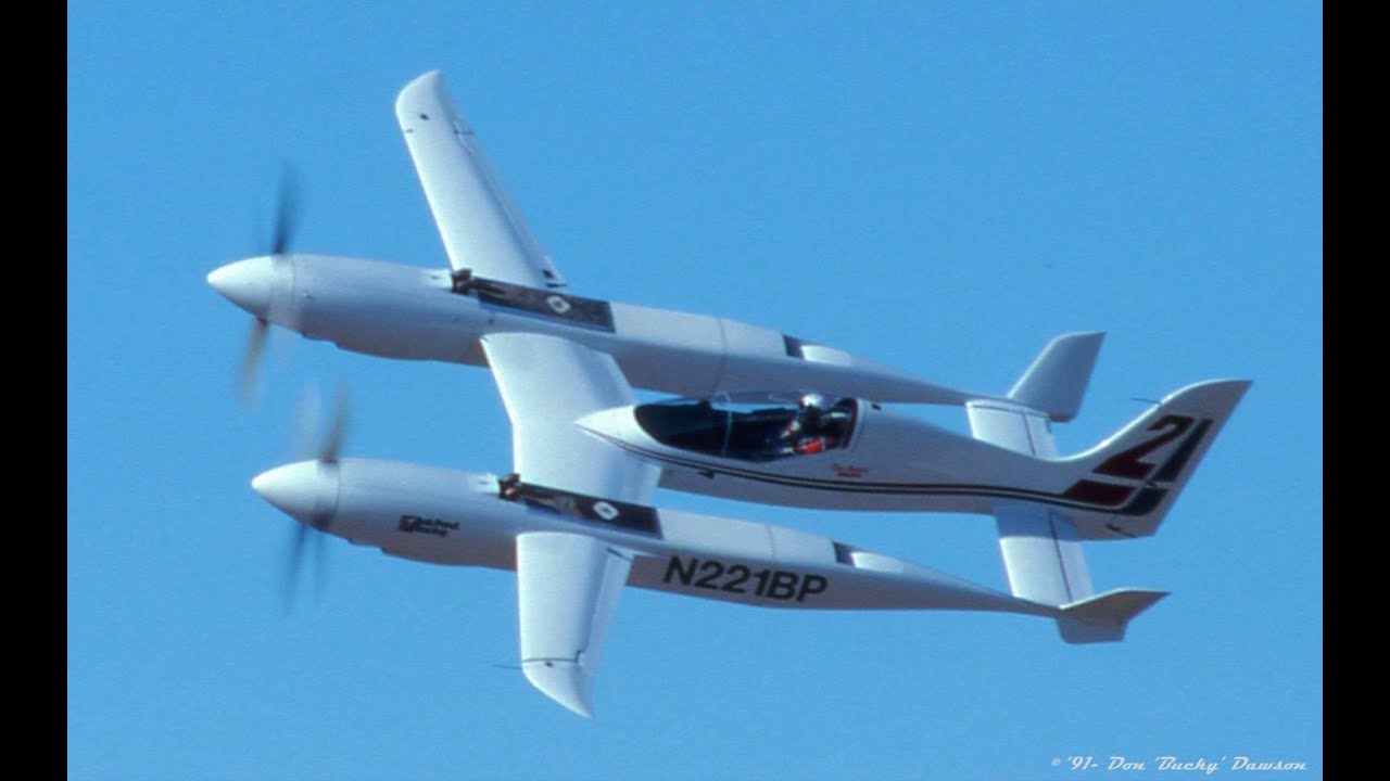 Scaled Composites Pond Racer 1991 @Bin3aiah Planes - YouTube