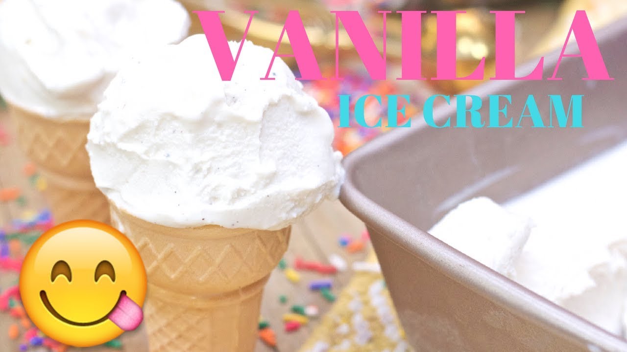 How to Make Homemade Vanilla Ice Cream (No eggs needed) YouTube