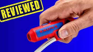 REVIEW: KNIPEX ERGOSTRIP - kabelstripper - ideaal voor RECHTS- of LINKSHANDIGE ELEKTRICIENS