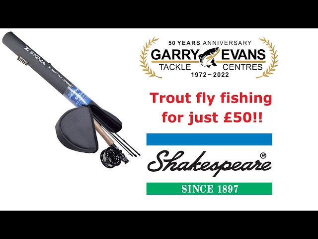 Shakespeare Sigma Combo review - Trout fly fishing for just £50!! 