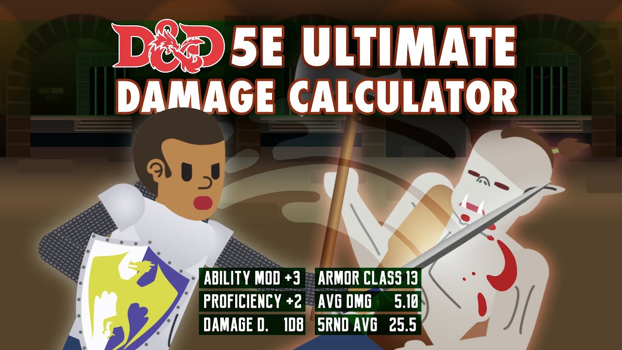 This Is How You Calculate Damage For D D 5e Youtube