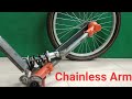 Build dream folding trike (Part 1): Chainless arms