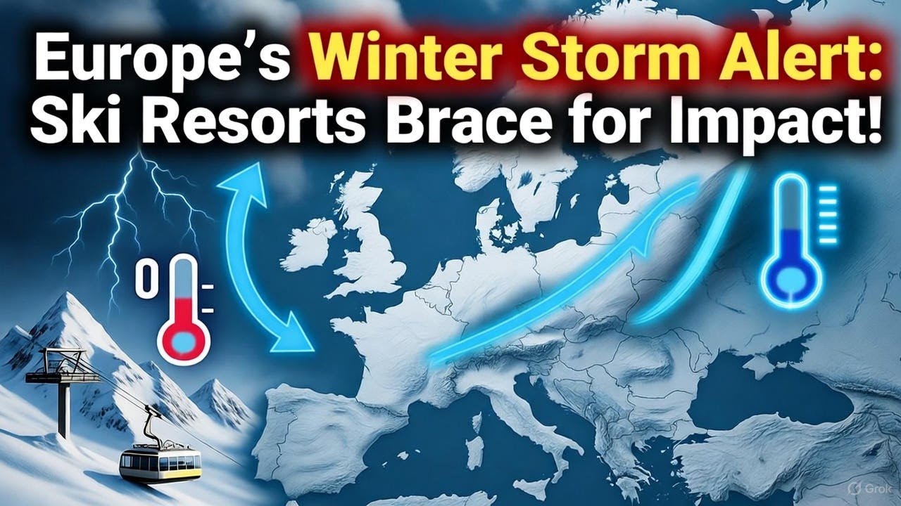 Предупреждение о зимнем шторме в Европе: горнолыжные курорты готовятся к удару! 
