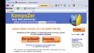 Kompozer Tutorials - Complete Video Kompozer Tutorial
