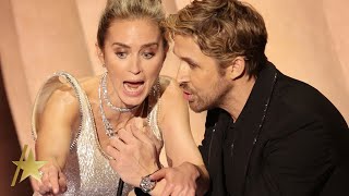 Emily Blunt & Ryan Gosling’s Playful 'Barbie' & 'Oppenheimer' Feud At 2024 Oscars