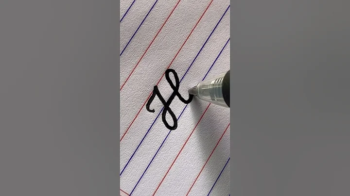 Capital ‘H’ in Cursive Writing | Cursive Handwriting #handwriting #cursive