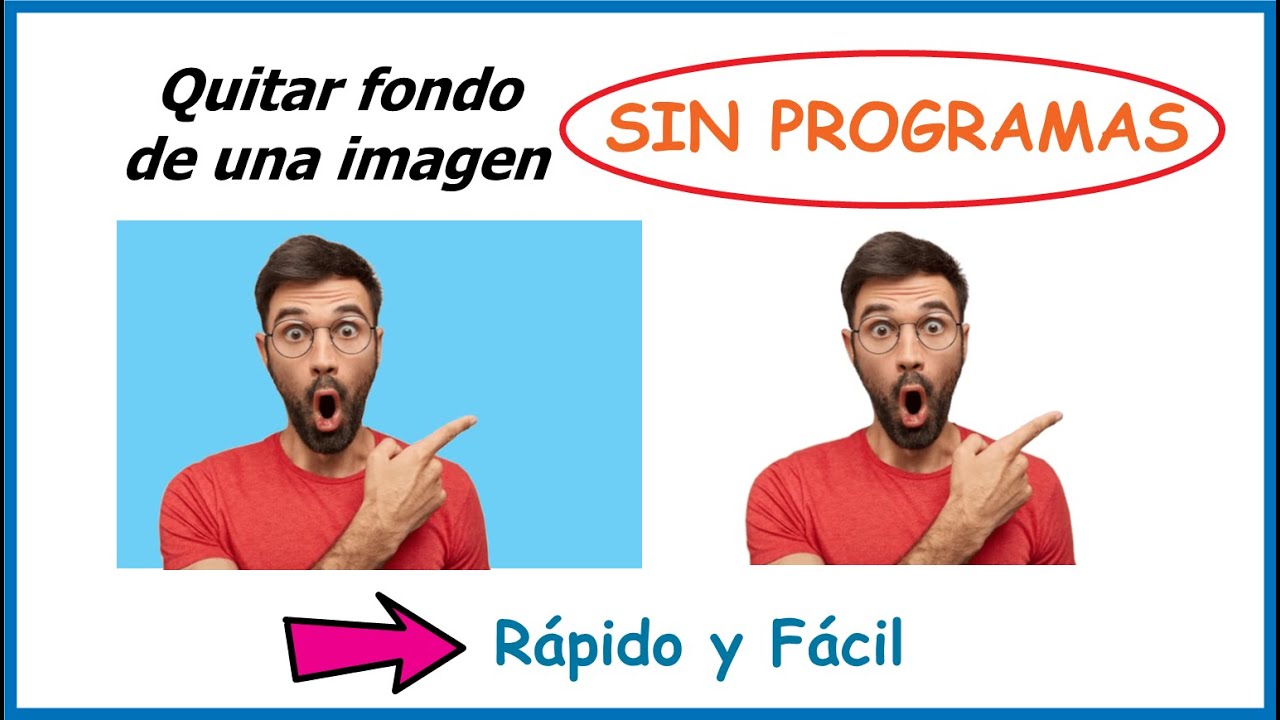 Como quitar fondo de una imagen, eliminar fondo a una foto - sin