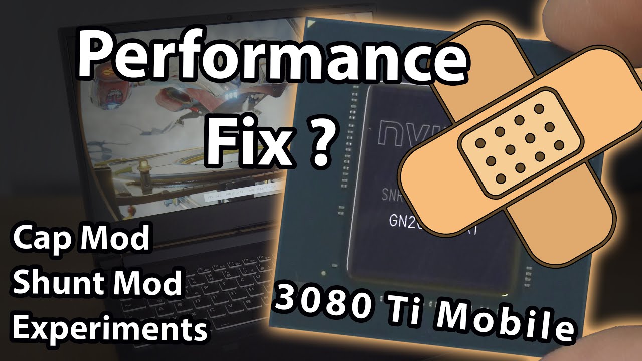 Laptop Cap Mod & Shunt Mod - RTX 3080 Ti Laptop Performance Fix (+ Sequre HT140 review)