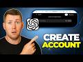 How to create account on ChatGPT app on mobile