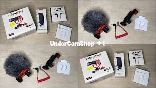 [UnderCamShop]#2 外置收音咪｜冷靴電話夾｜2.5mm to 3.5mm轉插｜Rode VideoMicro｜SC7｜lightning to 3.5mm