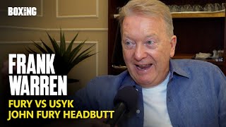 "Fury Will Stop Usyk!" Frank Warren Animated On Tyson Fury Doubters