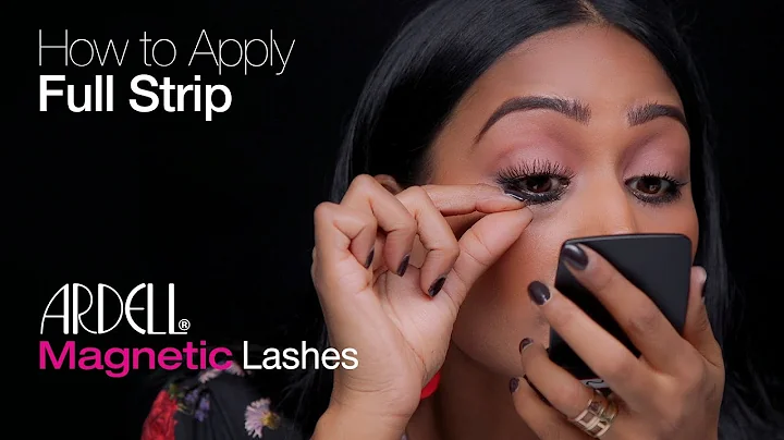 ARDELL - HOW TO APPLY FULL STRIP MAGNETIC LASHES