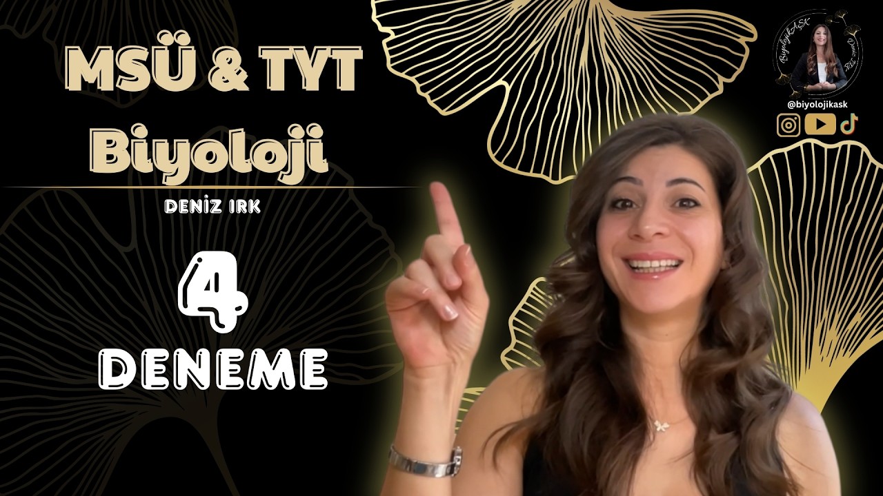 MSÜ-TYT Biyoloji 4. Deneme